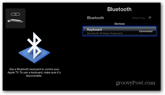 Kuidas ühendada Bluetooth-klaviatuur Apple TV-ga