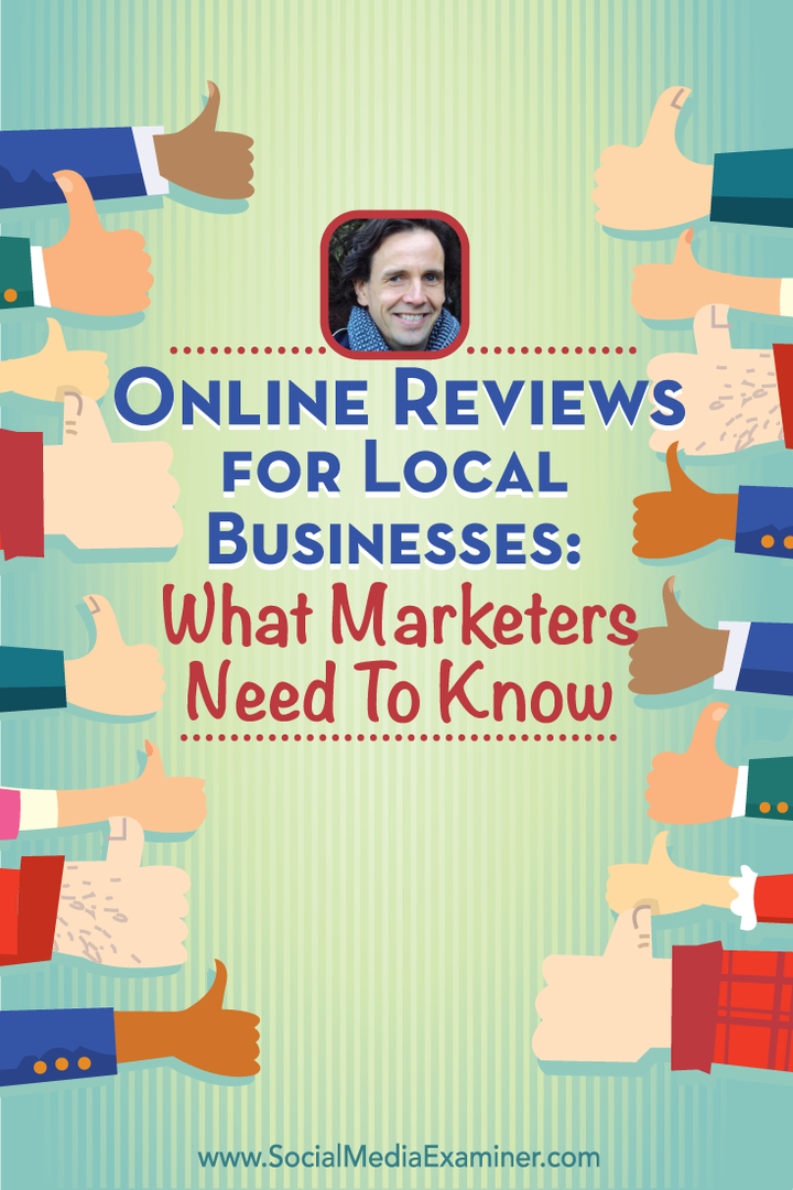 Veebiarvustused kohalikele ettevõtetele: mida turundajad peavad teadma: sotsiaalmeedia eksamineerija