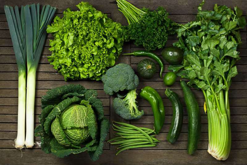 Roheline sümboliseerib köögivilju ja tervist