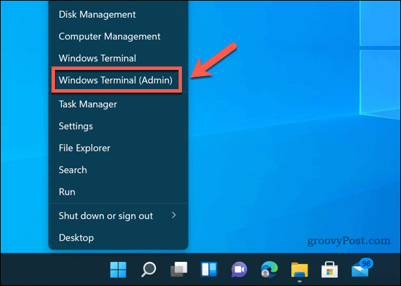 Windowsi terminali avamine opsüsteemis Windows 11
