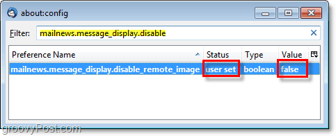 muutke mailnews.message_display.disable_remote_image valeks, et keelata thunderbird 3 kaugsisu hüpikud
