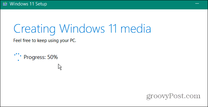 Windows 11 meedia loomine
