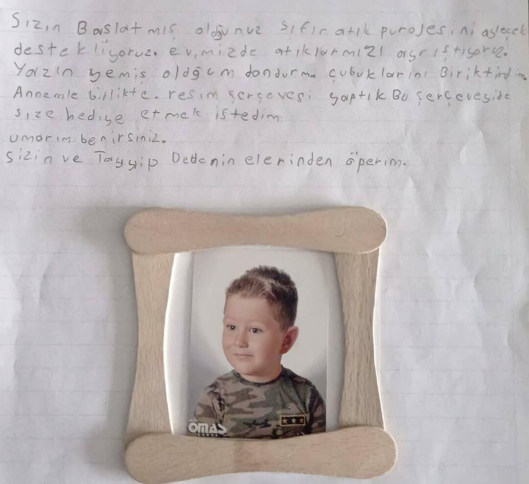 Jäätmevaba kingitus Atahanilt Emine Erdoğanile