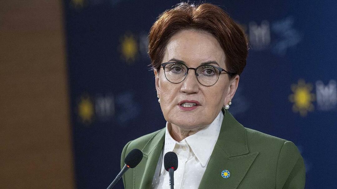  İYİ partei esimees Meral Akşener