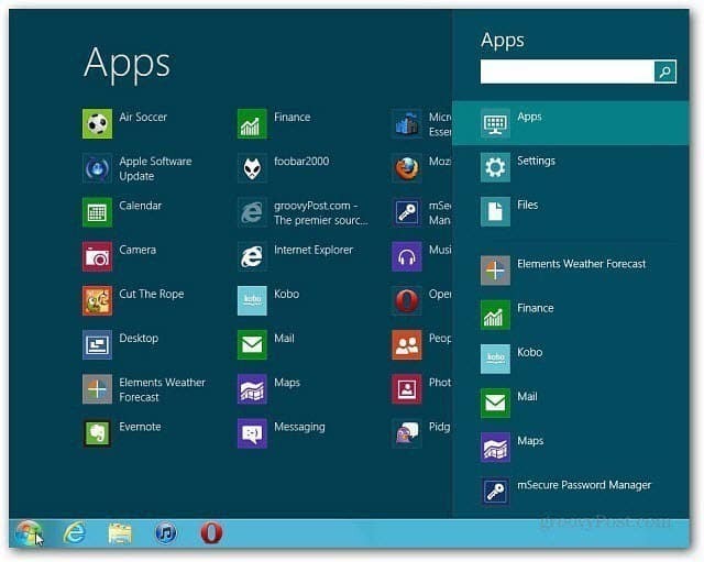 Hankige Windows 8 menüü Start menüü koos ViStartiga