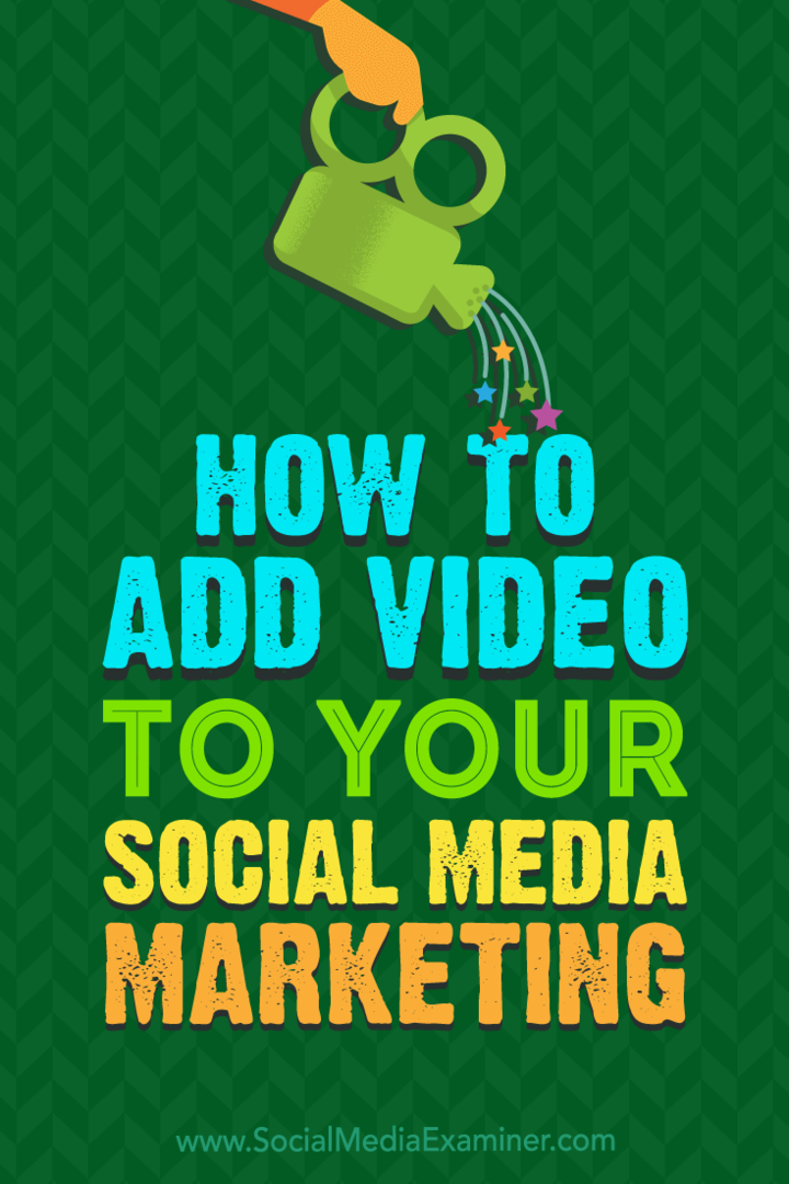 Kuidas lisada videot oma sotsiaalse meedia turundusse: sotsiaalmeedia eksamineerija