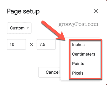 google slides units