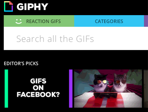 giphy facebookis