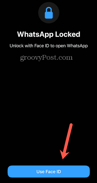 whatsapp kasutage näo ID-d