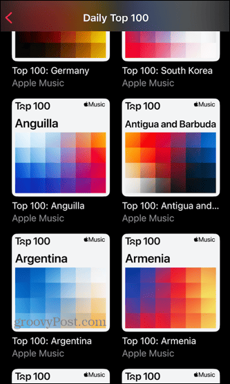 Apple'i muusika edetabelites on 100 parimat riiki