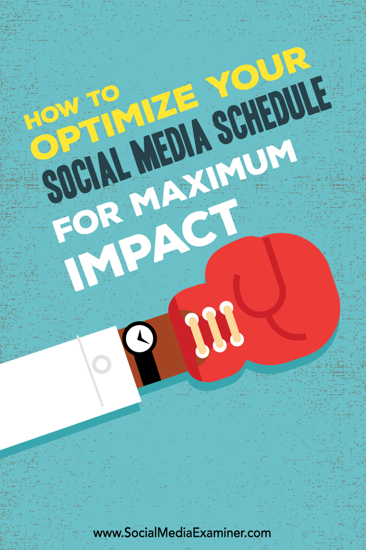 Kuidas optimeerida oma sotsiaalse meedia ajakava maksimaalse mõju saavutamiseks: sotsiaalmeedia eksamineerija