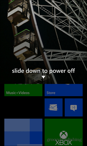 Küljelt alla Windows Phone 8 väljalülitamisele