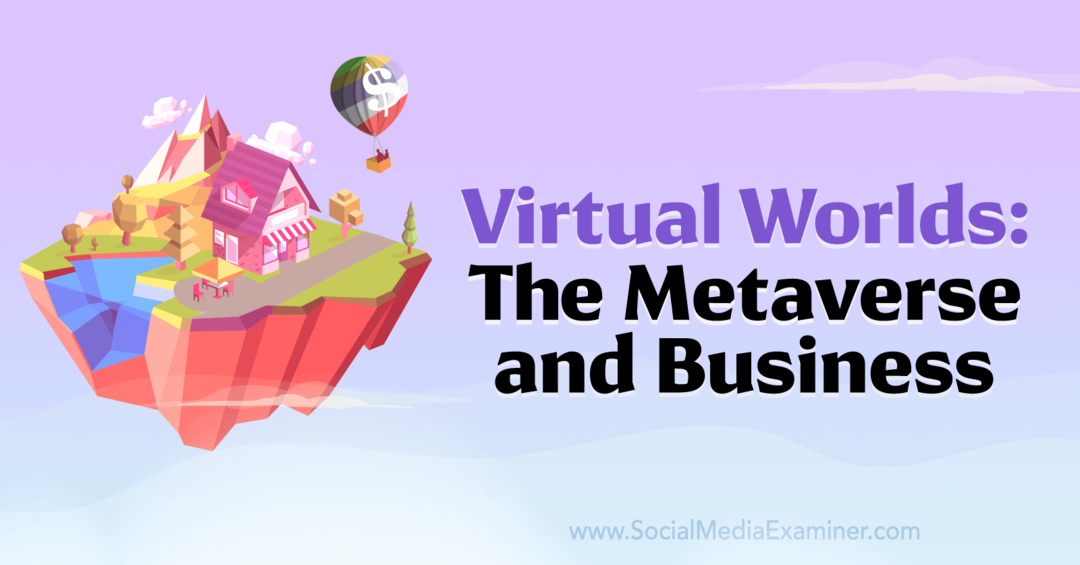 Virtuaalsed maailmad: metaverse ja äri-sotsiaalmeedia uurija