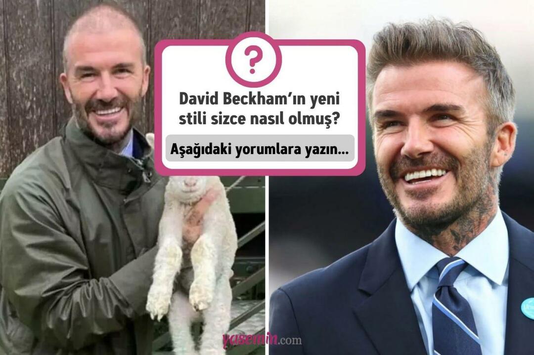 Mida arvate David Beckhami muutumisest?
