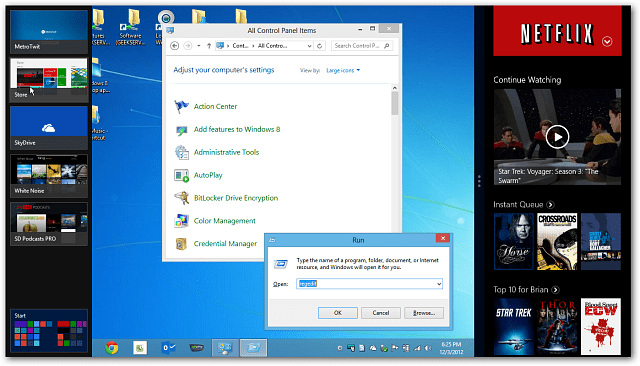 Luba Windows 8 Snap-funktsioon madala eraldusvõimega monitoridel