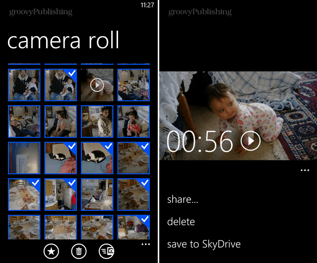 Windows Phone 8: fotode ja videote üleslaadimine SkyDrive'i