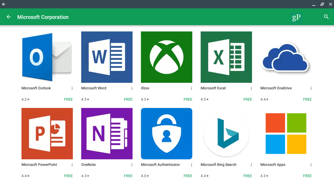 Microsoft Office for Chromebookidele on nüüd saadaval
