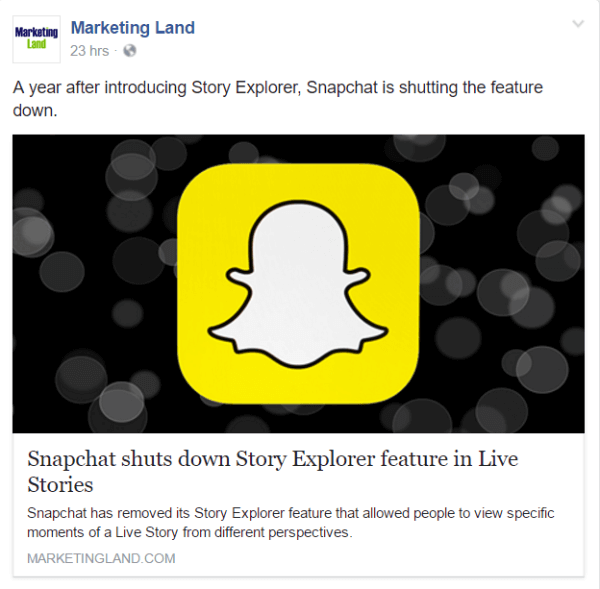 Snapchat lülitab Live Exploreri funktsiooni Story Exploreri funktsiooni välja.