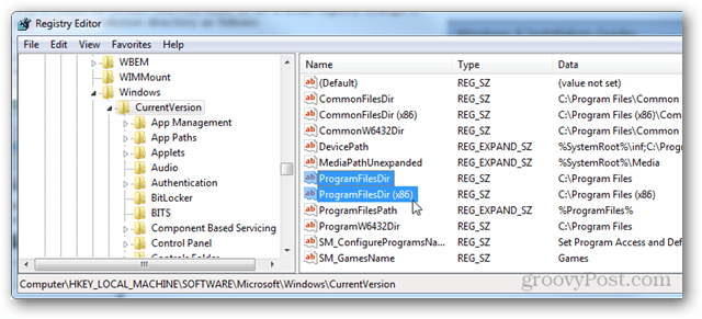 Kuidas muuta kataloogi, kuhu Windows installib programmid