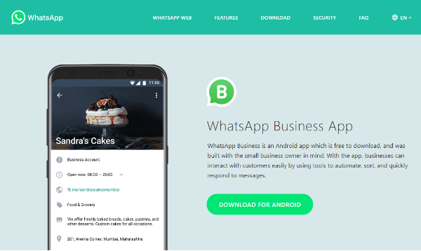 WhatsApp tõi välja uue rakenduse WhatsApp Business, mis hõlbustab ettevõtetel ja klientidel ühenduse loomist ja vestlust.