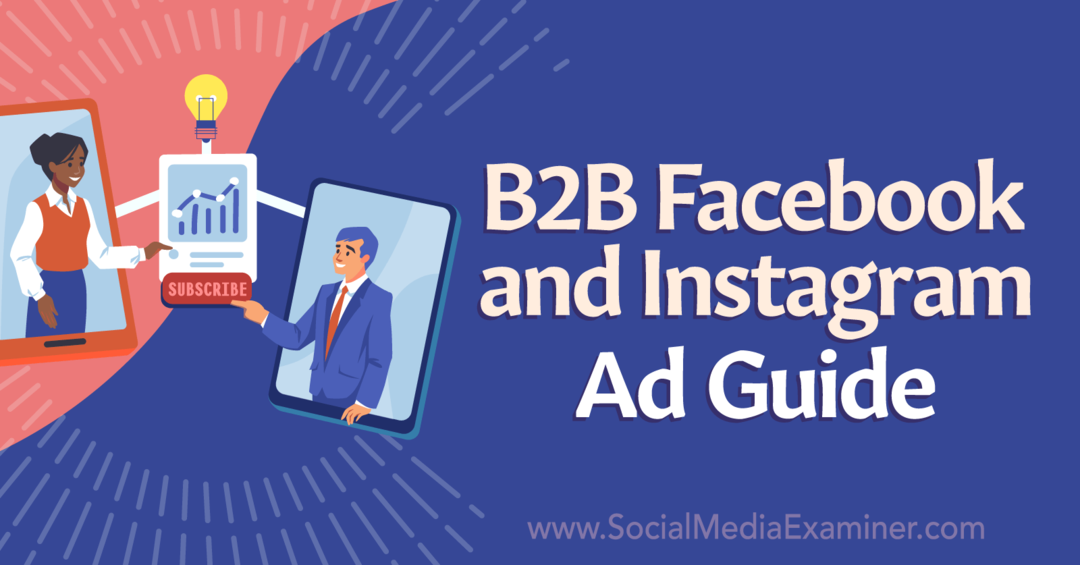 B2B Facebooki ja Instagrami reklaamijuhend-sotsiaalmeedia uurija