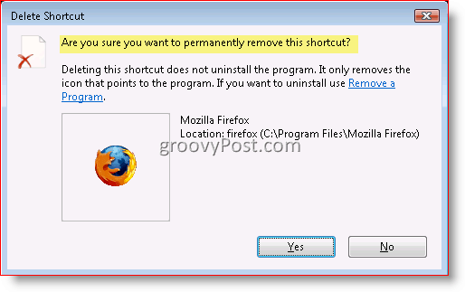 Kuidas keelata Windows 7, Vista ja XP kinnitusdialoogiboksi kustutamine