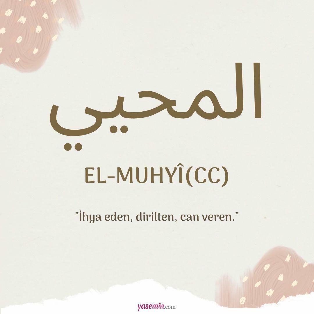 Mida tähendab al-Muhyi (cc)?