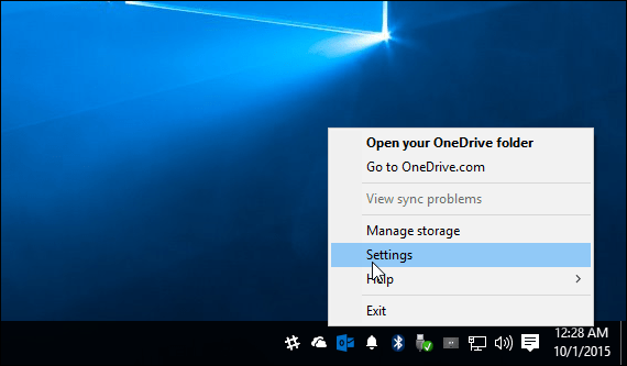 OneDrive Windows 10 süsteemisalv