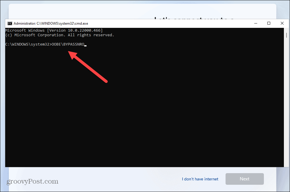 Installige Windows 11 ilma Interneti-ühenduseta