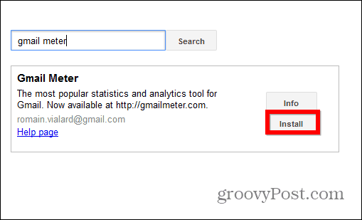 Gmaili meetri installiskript