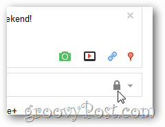 Google+ lukustatud posti tabalukk