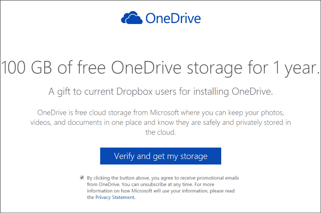 100 GB tasuta OneDrive'i salvestusruumi kaheks aastaks (värskendatud)