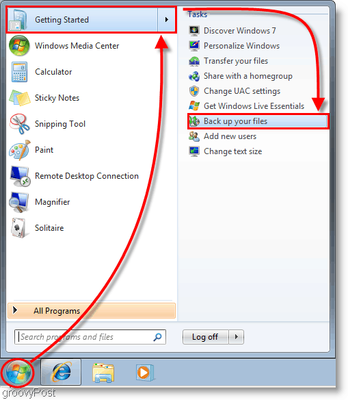 Windows 7: looge süsteemipildi failide varundamine