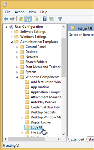 Windowsi 8.1 rühmapoliitika redaktor