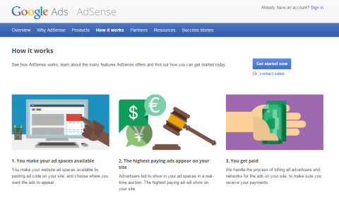 Google AdSense annab teile aimu, mida iga teie saidi paigutus võiks väärt olla. 