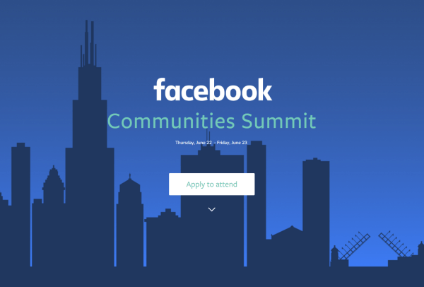 Facebook korraldab 22. ja 23. juunil Chicagos kõigi aegade esimese Facebooki kogukondade tippkohtumise.