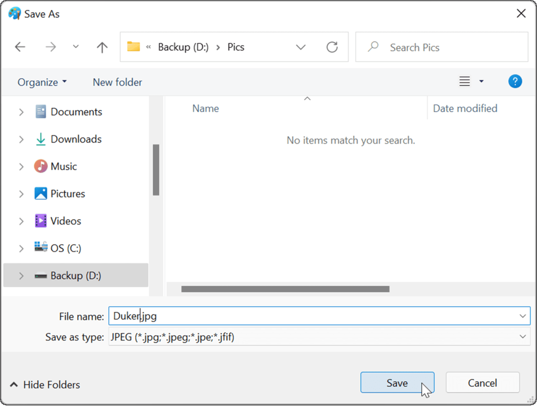 failiuurija teisendab png-faili jpg-vormingus Windows 11-s