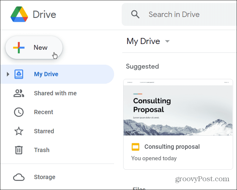 Google Drive uus