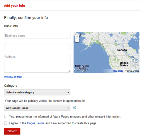 Google+ lehed - kohalikud ettevõtted ja kohad