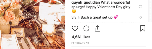Kuidas värvata palgalisi sotsiaalseid mõjutajaid, näide Instagrami mõjutajate postitustest koos kommentaaride ja tuhandete meeldimistega