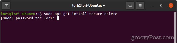 Installige Linuxis turvaline kustutamine