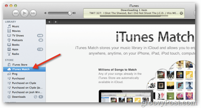 iTunes'i vaste iTunesis 10.5.1