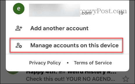 Gmail ei saada märguandeid