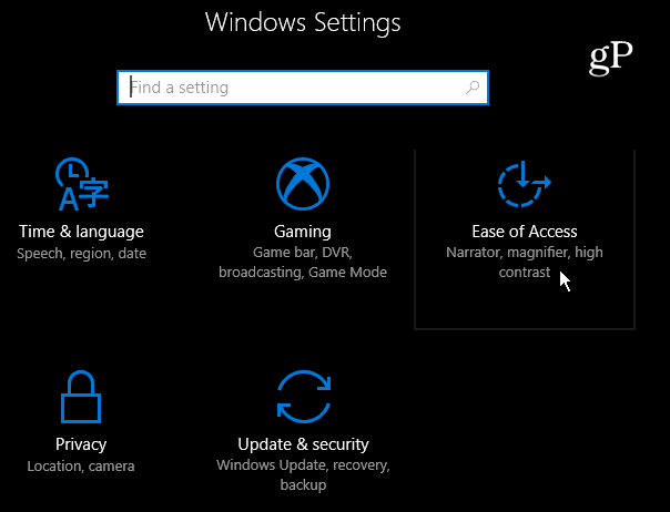 2 Kerge juurdepääsuga Windows 10 seaded
