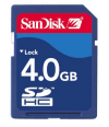 Sandisk 4GB mälu SDHC