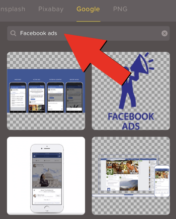 Kasutage rakendust Over sotsiaalmeedia jaoks piltide loomiseks, 5. samm.