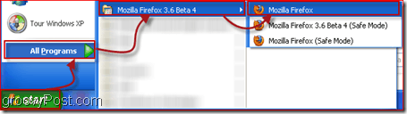 Firefoxi avamine