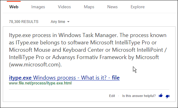 Windows 10 näpunäide: saate teada, mida protsess hõlpsasti teeb