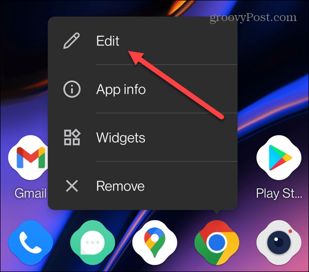 Rakenduse ikoonide muutmine Androidis