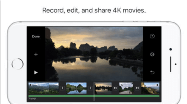 Lühivideoid saab redigeerida põhitarkvaraga, näiteks iMovie.